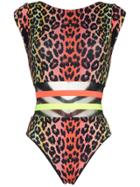 Agent Provocateur Zenaya Leopard Print Swimsuit - Multicolour