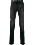 Karl Lagerfeld Splatter-effect Jeans - Black