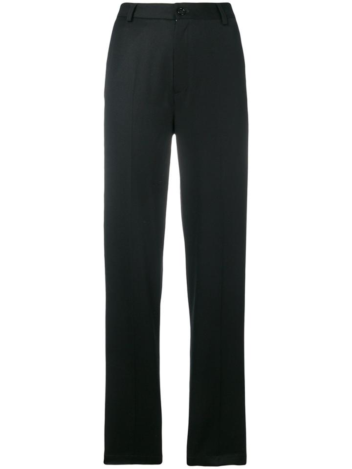 Seen Flared Tailored Trousers - Black