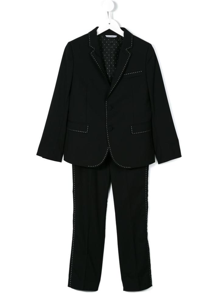 Dolce & Gabbana Kids Two-piece Suit, Toddler Boy's, Size: 4 Yrs, Black