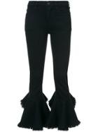 Citizens Of Humanity Cropped Flared Jeans - Black