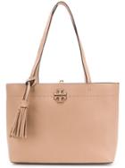Tory Burch Mcgraw Mini Tote Bg - Nude & Neutrals