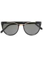 Linda Farrow 136 C1 Sunglasses - Black