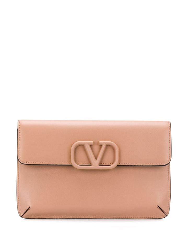 Valentino Valentino Garavani Vlogo Clutch - Pink