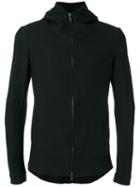 Hooded Zip Through Jacket - Men - Cotton/linen/flax - M, Black, Cotton/linen/flax, Forme D'expression