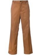 Loveless Cropped Trousers - Brown