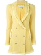 Christian Dior Vintage Double Breasted Blazer, Women's, Size: 38, Yellow/orange