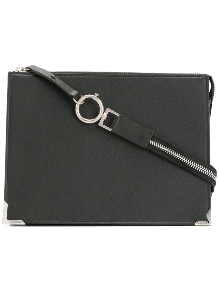 Maison Margiela Zip Strap Clutch Bag - Black