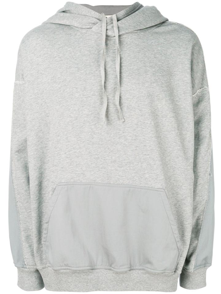 Damir Doma Back Print Hoodie - Grey