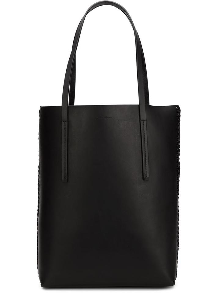 Rick Owens Medium Shopper Tote, Women's, Black, Leather