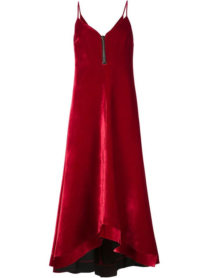 Ellery Flared Velour Dress
