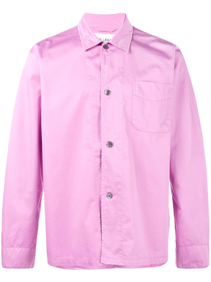 Our Legacy Long Sleeve Shirt - Pink & Purple
