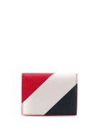 Thom Browne Bi-fold Cardholder Wallet - Red