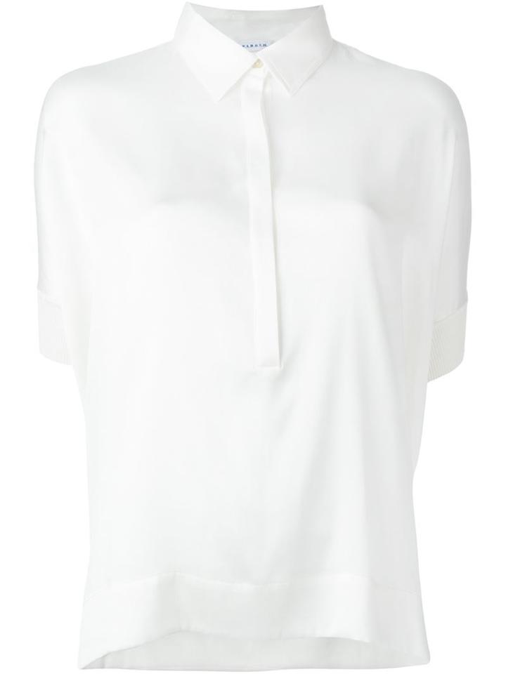 P.a.r.o.s.h. Loose Fit Short Sleeve Top, Women's, Size: Xs, White, Silk/spandex/elastane