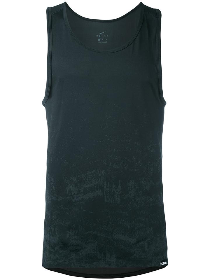 Nike - Printed Vest - Men - Polyester/spandex/elastane - S, Black, Polyester/spandex/elastane