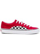 Vans Checker Cord Lampin Sneakers - Red