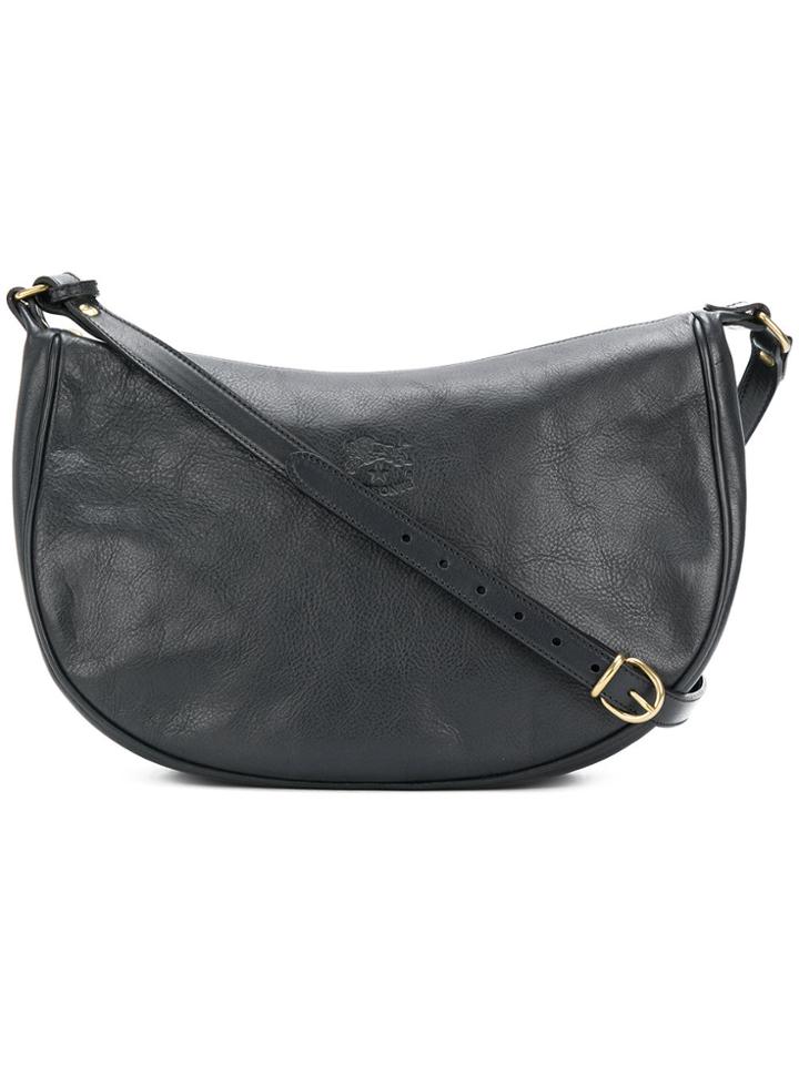 Il Bisonte Foldover Top Shoulder Bag - Blue