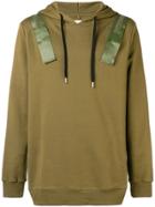 Matthew Miller Velcro Detail Hoodie - Green