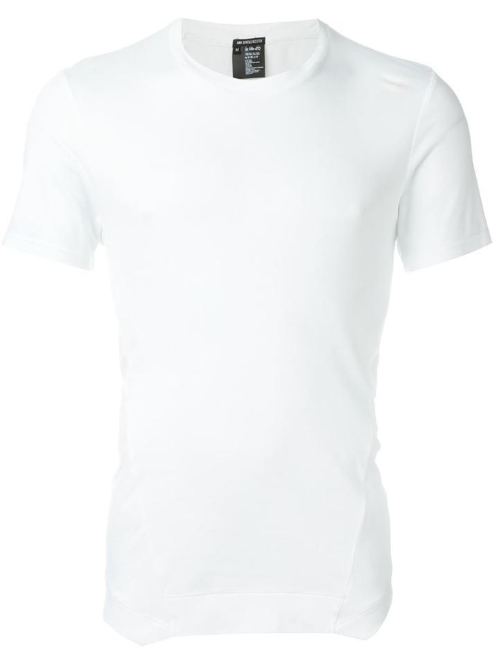 Ann Demeulemeester Sea Island T-shirt, Men's, Size: L, White, Cotton