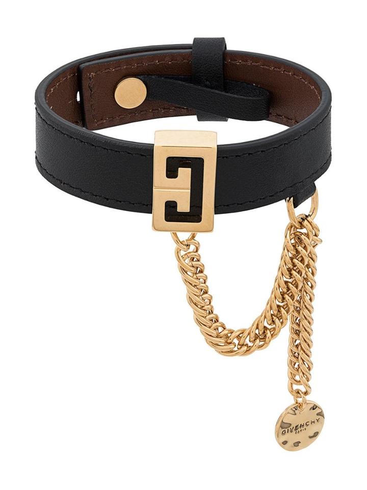 Givenchy Gv Heart Bracelet - Black