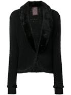 John Galliano Pre-owned Fox Fur Collar Jacket - Black