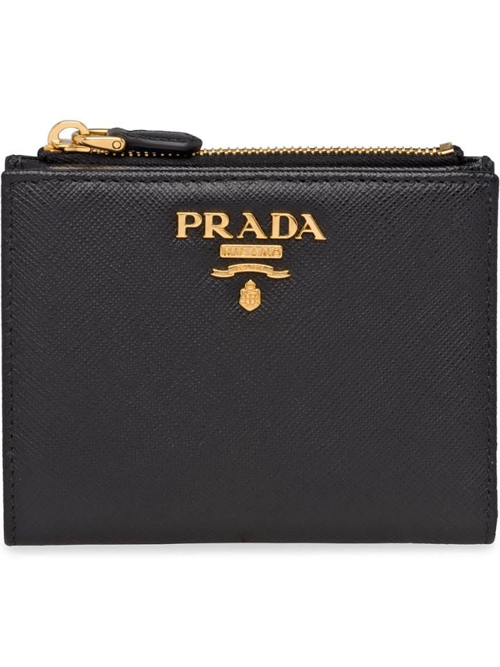 Prada Compact Wallet - Black
