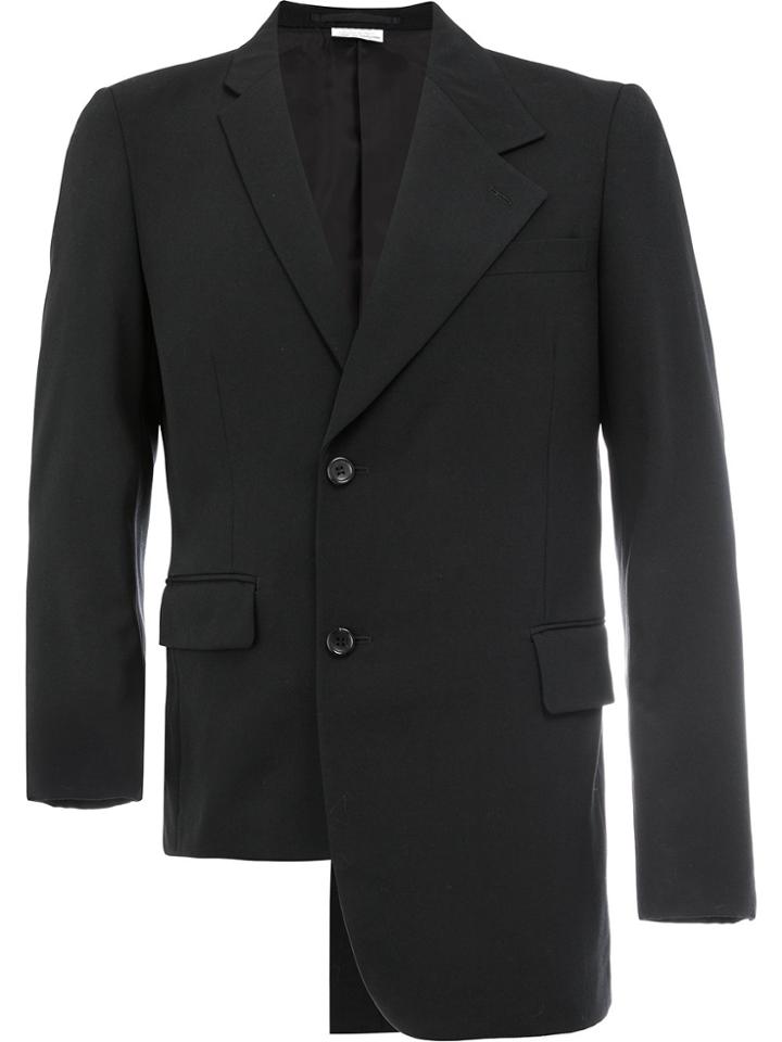 Comme Des Garçons Homme Plus Asymmetric Blazer - Black