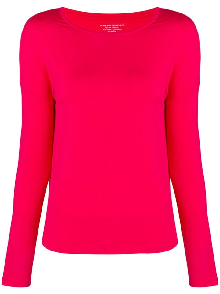 Majestic Filatures Long-sleeved T-shirt - Pink & Purple
