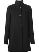Proenza Schouler Structured Overcoat, Women's, Size: 8, Black, Nylon/cupro/cashmere/pbt Elite