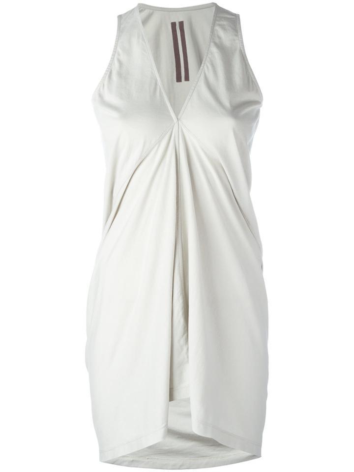 Rick Owens Drkshdw V-neck Top - Nude & Neutrals