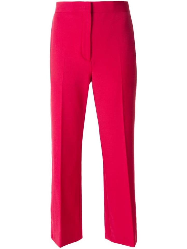Fendi Cropped Tailored Trousers - Pink