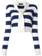 Dolce & Gabbana Striped Jumper, Size: 40, Nude/neutrals, Silk/cashmere
