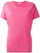 Iro 'clay' T-shirt, Women's, Size: Medium, Pink/purple, Linen/flax