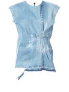 Maticevski Denim Sleeveless Blouse - Blue