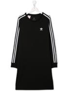 Adidas Kids Stripe Detail Dress - Black