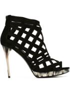 Burberry Prorsum Diamond Cut-out Sandals