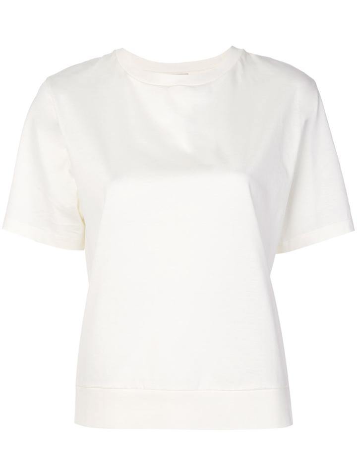 Moncler Gathered Back T-shirt - White