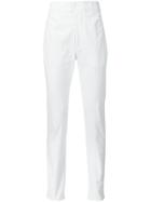 Julien David Woven Tapered Trousers - White
