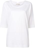 Lamberto Losani Three-quarter Sleeve T-shirt - White