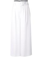 Loveless Wide Leg Trousers - White
