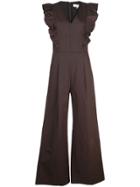 Sea Wide Leg Jumpsuit - Brown