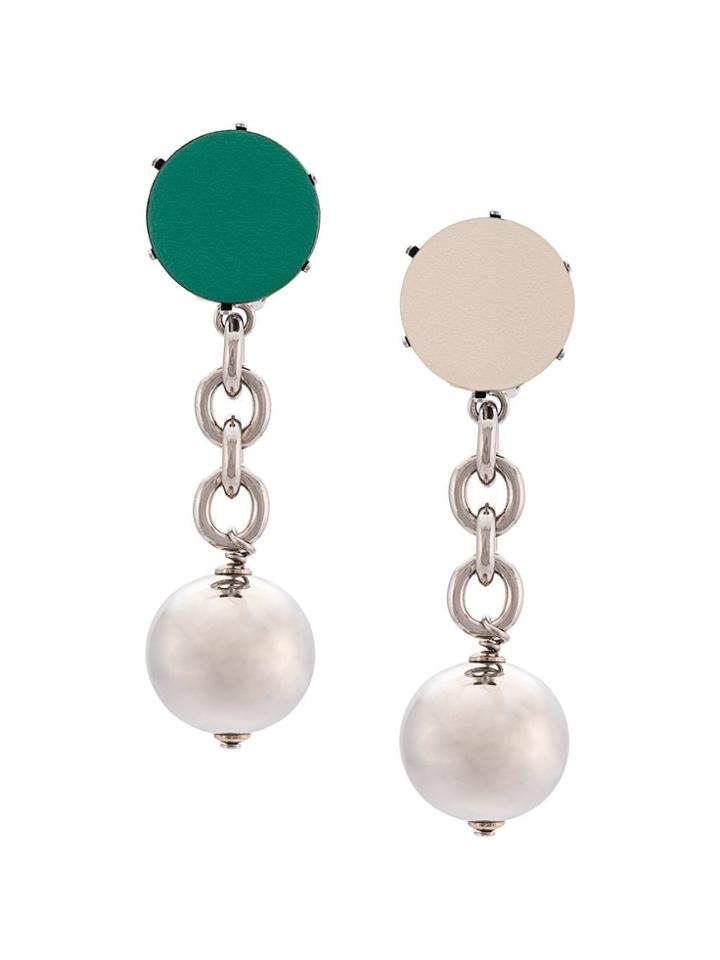 Marni Orbit Clip-on Earrings - Silver