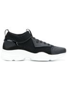Bruno Bordese Mesh Panel Low-top Sneakers - Black