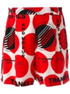 Stella Mccartney Thanks Girls Zandra Shorts, Women's, Size: 38, Red, Silk
