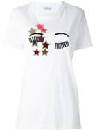 Chiara Ferragni 'flirting' T-shirt, Size: Small, White, Cotton