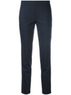 Jil Sander Navy Skinny Pants, Women's, Size: 38, Blue, Polyester/spandex/elastane/wool