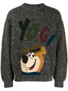 Jc De Castelbajac Vintage Yogi Bear Jumper - Grey