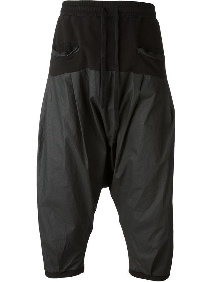 Unconditional Drop-crotch Track Pants