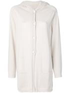 Tomas Maier Hooded Long Cardigan - Nude & Neutrals