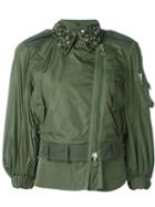 Moncler Embellished Cropped Jacket